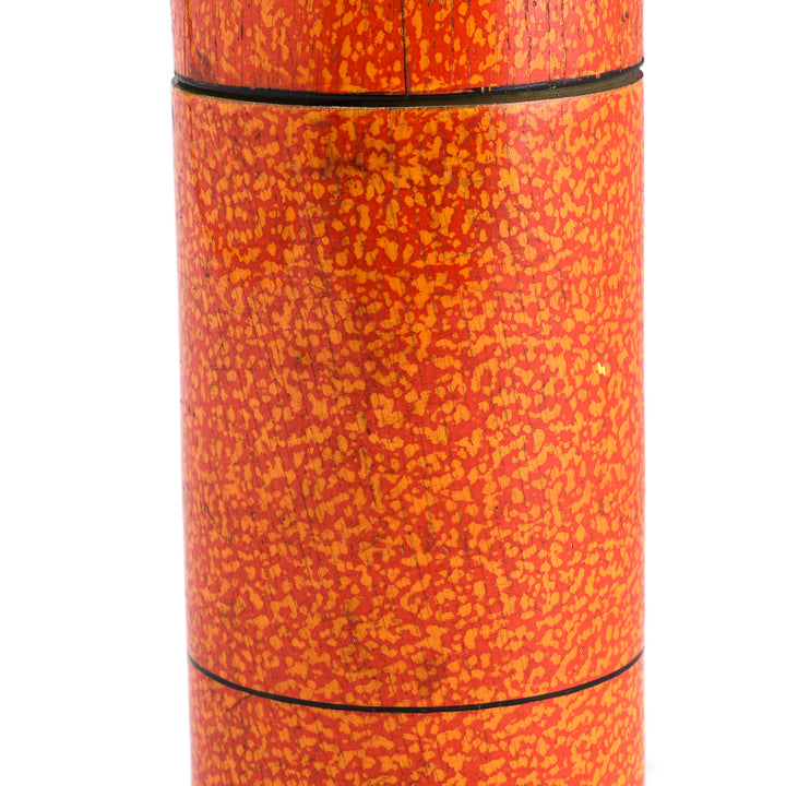 Detail From Old Scratchwork Lacquer Pot From Rajasthan - Early 20th Century | Indigo Antiques