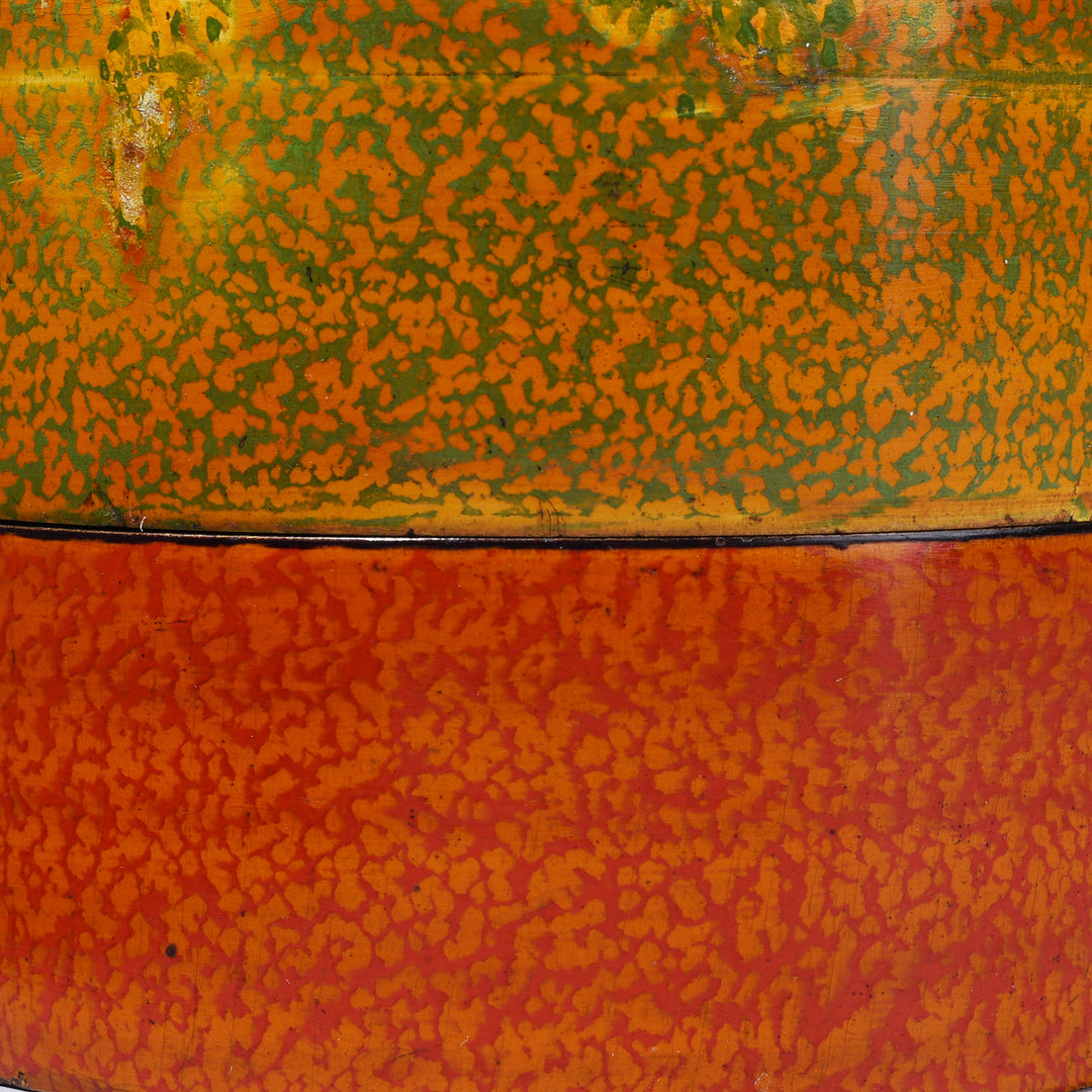 Detail From Antique Indian Spotted Lacquer Pot | Indigo Antiques