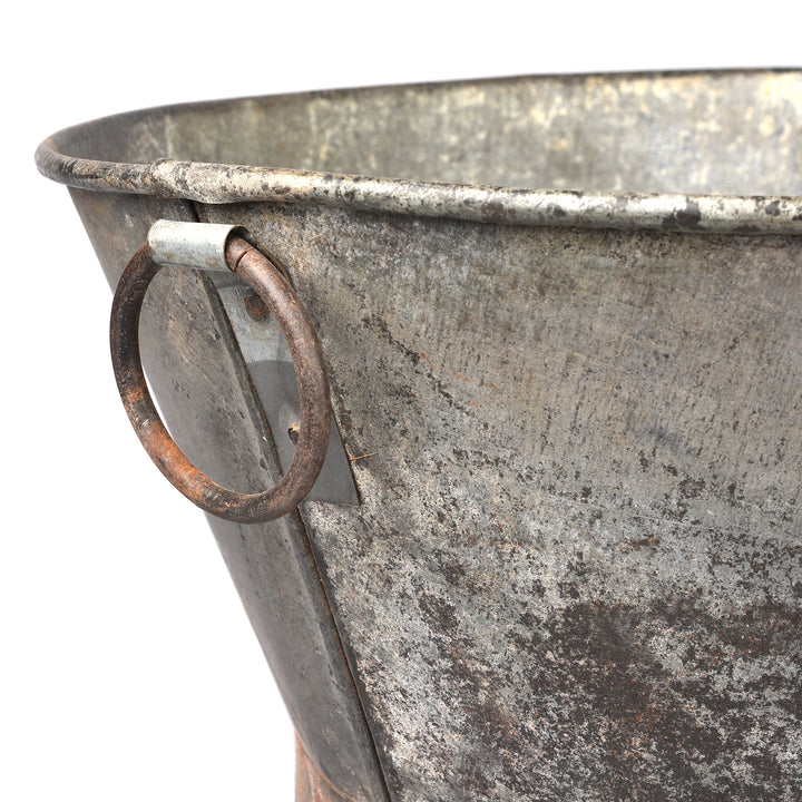 Handle From Large Vintage Galvanised Planter - Various Sizes | Indigo Antiques