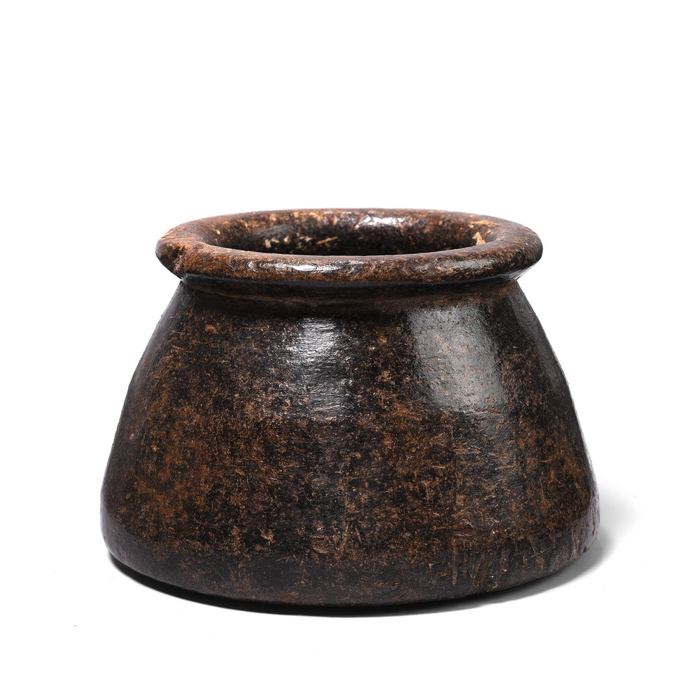 Vintage Indian Stone Plant Pot - Ca 1920's | Indigo Antiques