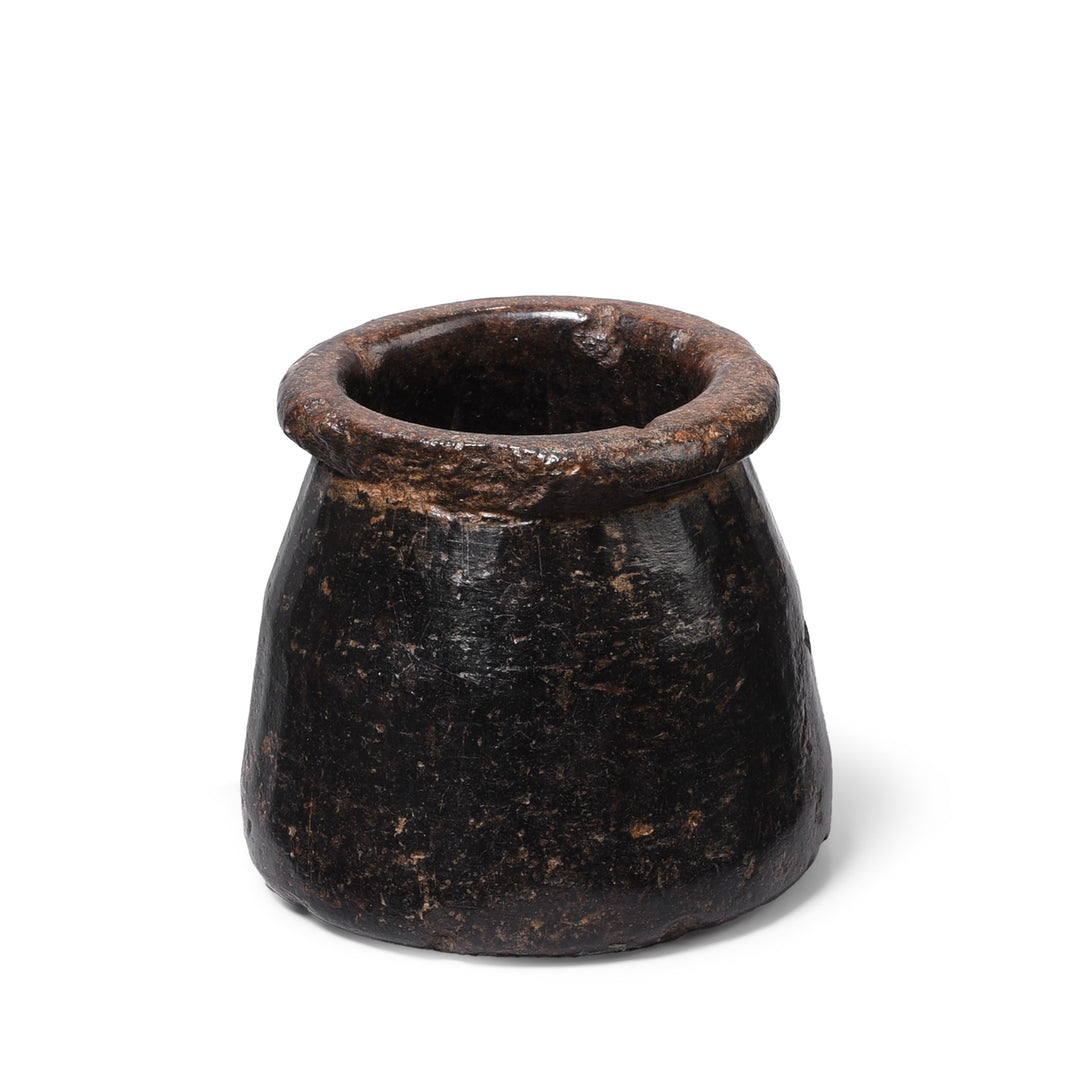 Vintage Indian Stone Plant Pot | Indigo Antiques
