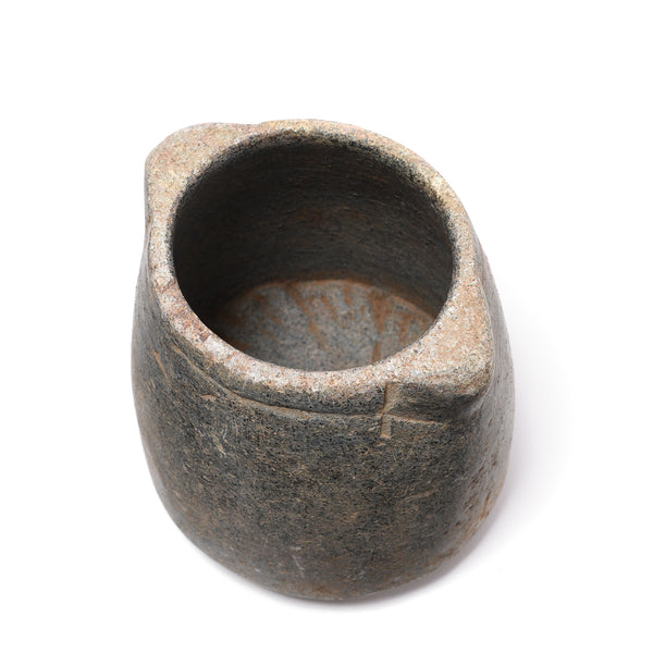 Vintage Indian Stone Plant Pot - Ca 1920's