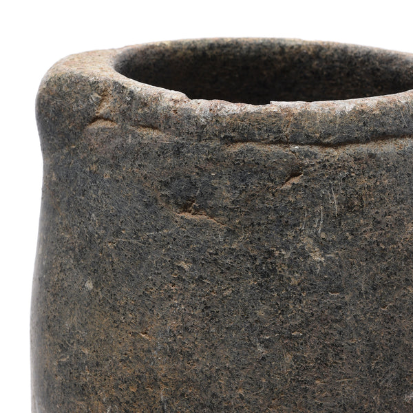 Vintage Indian Stone Plant Pot - Ca 1920's