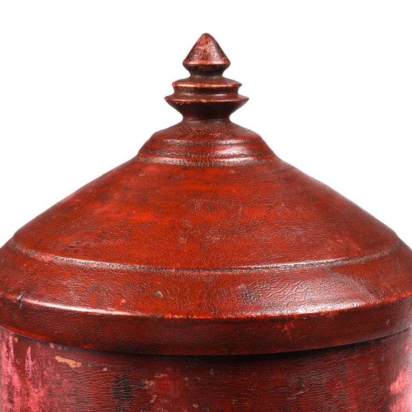Lacquer Pot From Uttar Pradesh - Ca 1950's