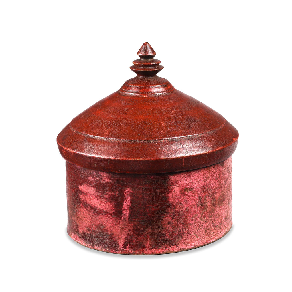 Lacquer Pot From Uttar Pradesh - Ca 1950's