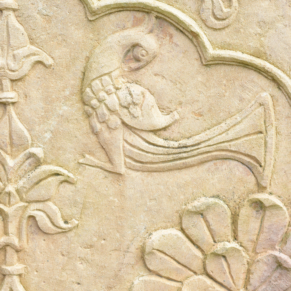 Carving Detail From Antique Carved Stone Window Jharokha Panel From Jaisalmer | Indigo Antiques