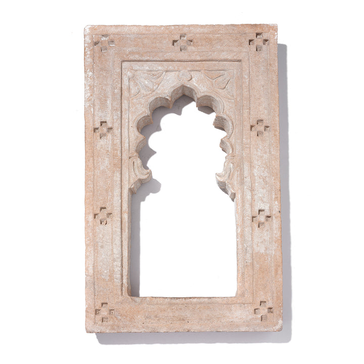 Antique Carved Stone Lamp Niche From Rajasthan - 19th Century | Indigo Antiques