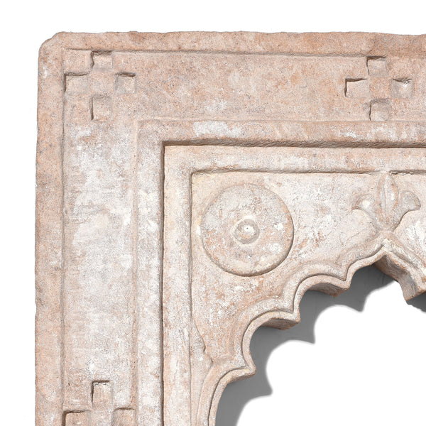 Carved Stone Window From Rajasthan - 19th Century