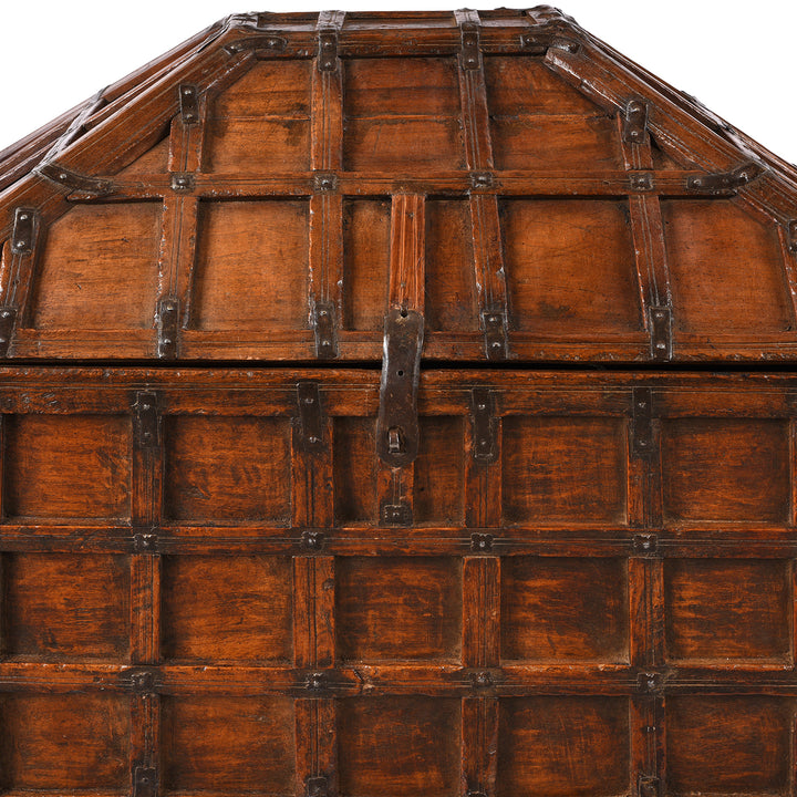 Latch Detail From Antique Rajasthani Hut Stick Box | Indigo Antiques