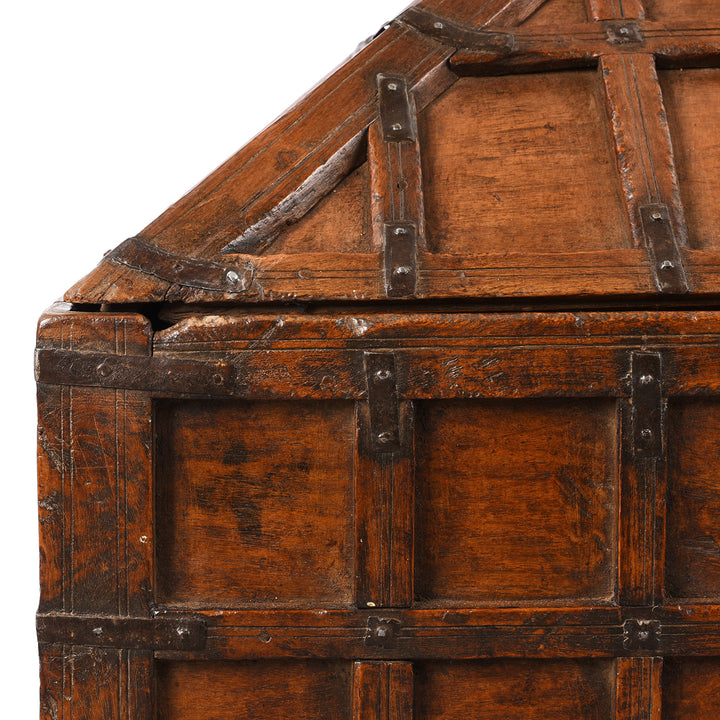Corner Detail From Antique Rajasthani Hut Stick Box | Indigo Antiques
