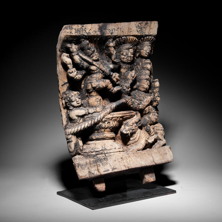 Antique Markandeya Chariot Carving From South India - 18th Century | Indigo Antiques
