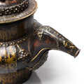 Wood & Brass Tibetan Teapot - 19th Century