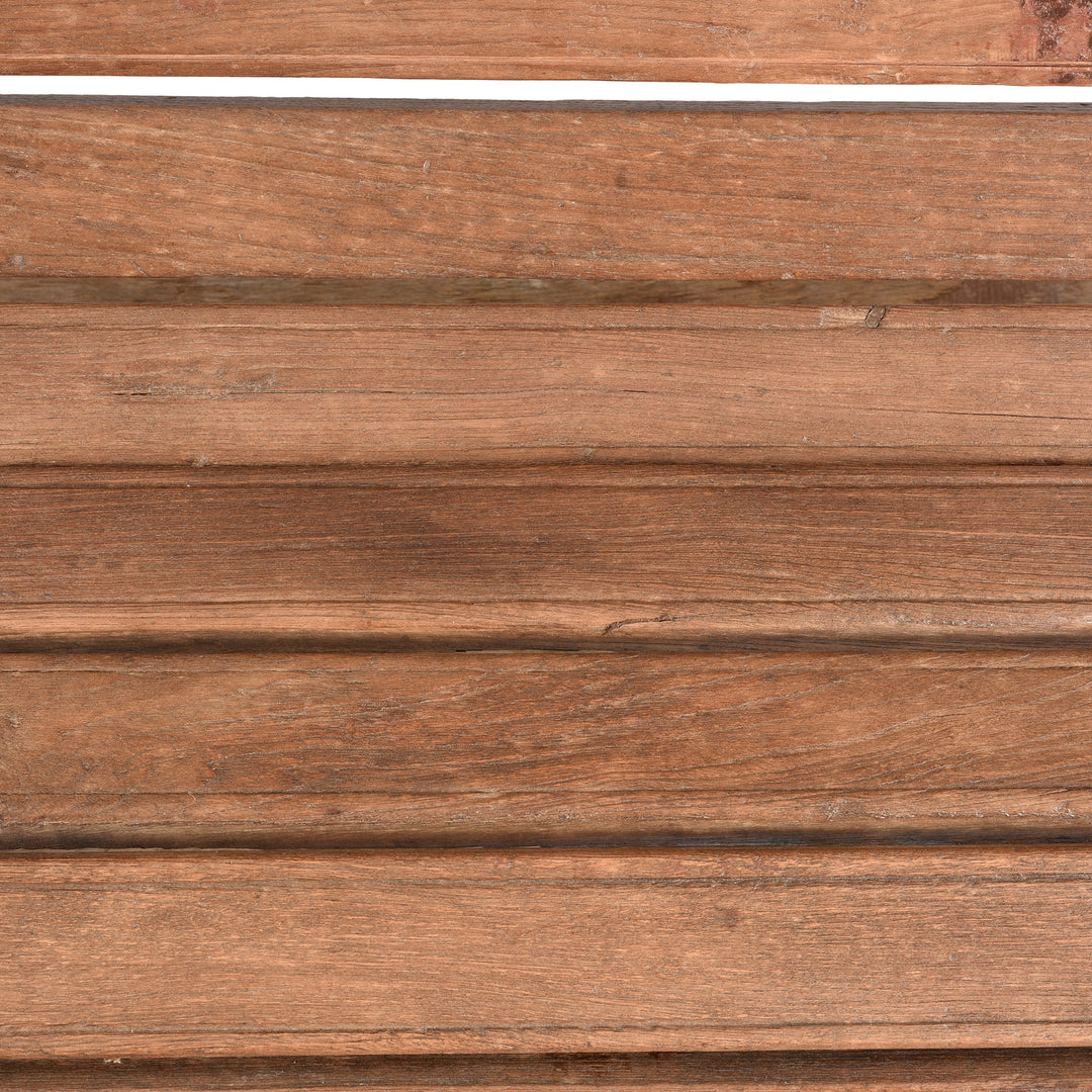 Slats Detail From Antique Cast Iron Slatted Teak Coalbrookdale Bench | Indigo Antiques