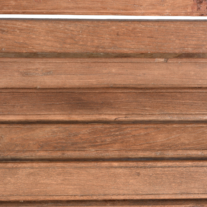 Slats Detail From Antique Cast Iron Slatted Teak Coalbrookdale Bench | Indigo Antiques