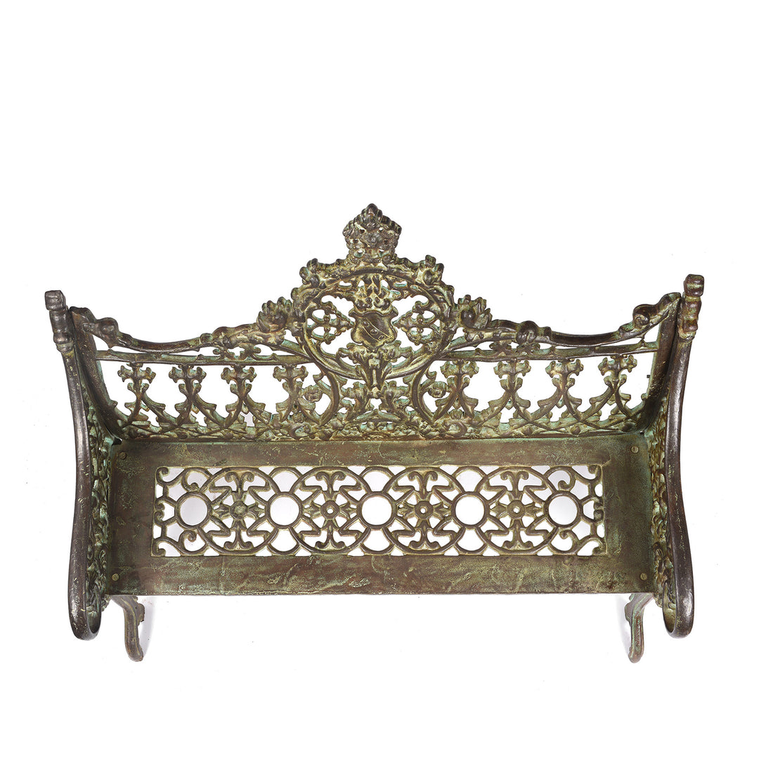 Gothic Cast Iron Garden Bench - Coalbrookdale Style