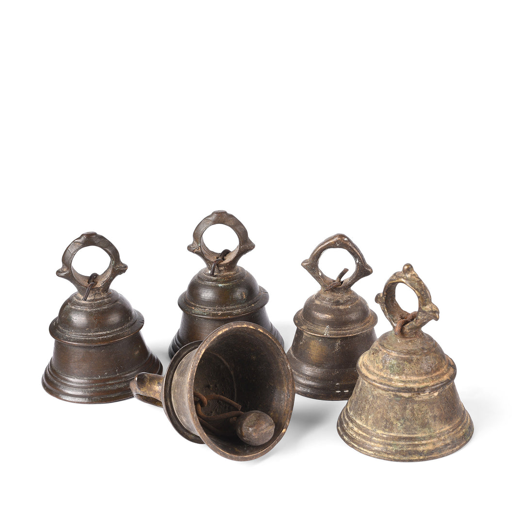 Old Bronze Puja Bell From South India | Indigo Antiques