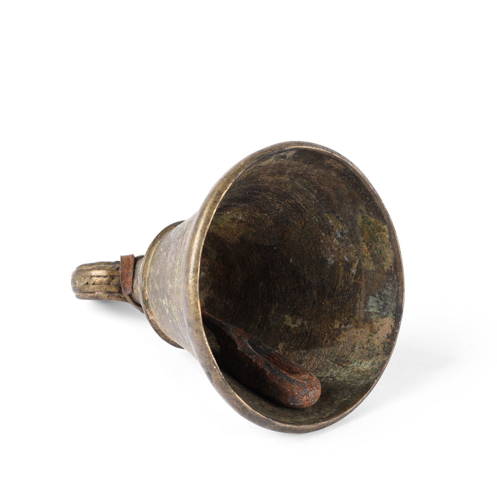 Interior Of Old Bronze Puja Bell From South India | Indigo Antiques