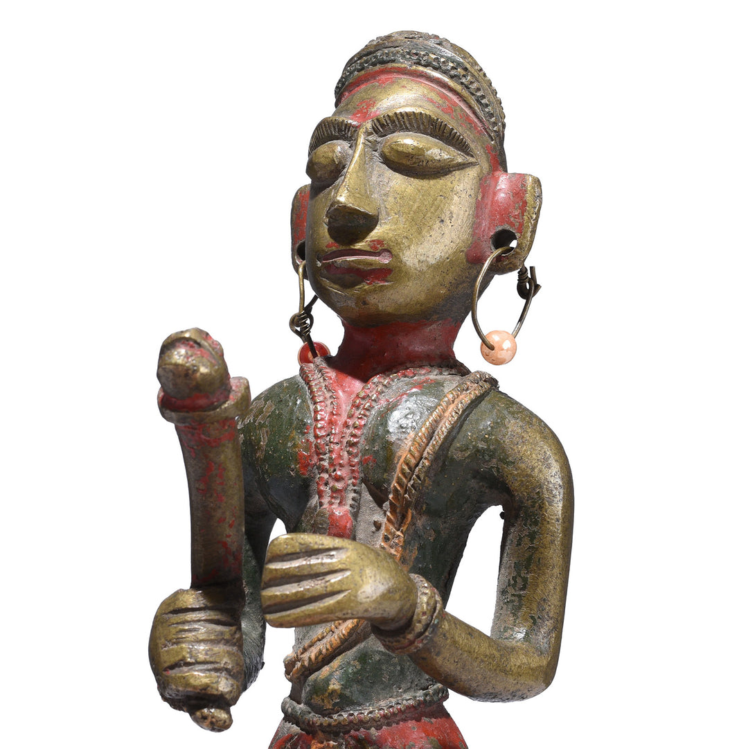 Detail From Option 2 Antique Indian Brass Palanquin Finials | Indigo Antiques