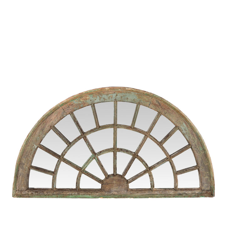 Antique Mirror Frame Made From A Fanlight Window | Indigo Antiques