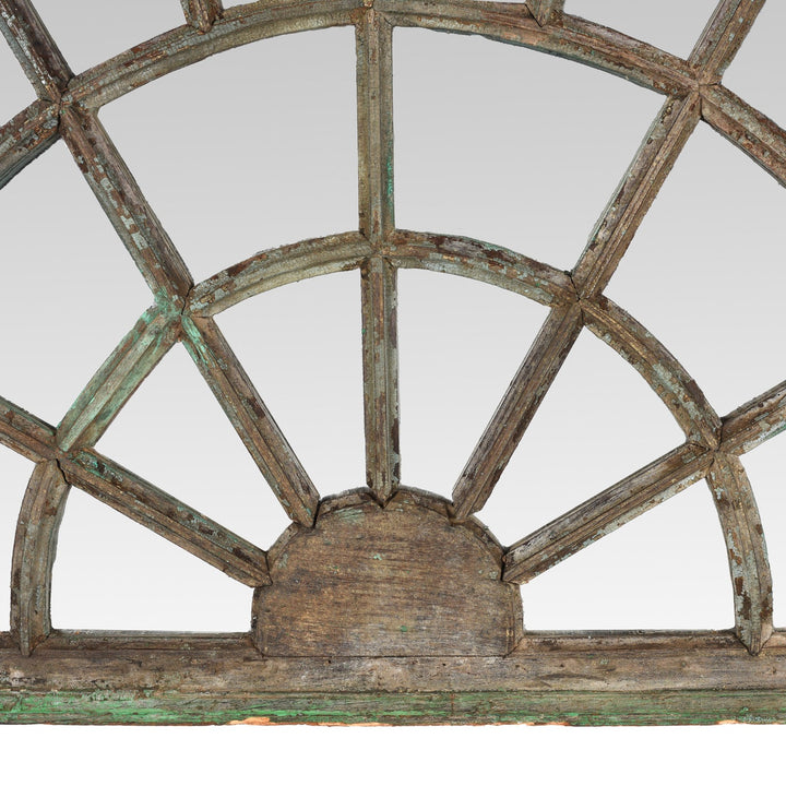 Detail From Antique Mirror Frame Made From A Fanlight Window | Indigo Antiques