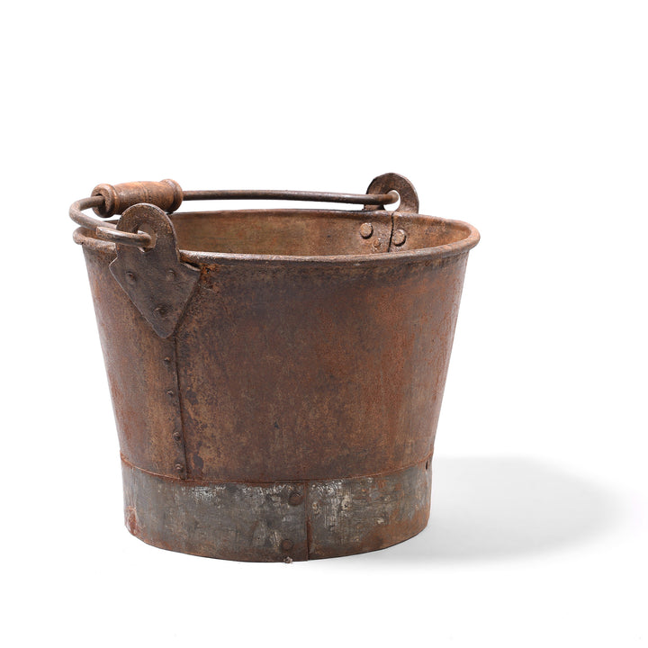 Vintage Galvanized Iron Bucket - Ca 1950 | Indigo Antiques