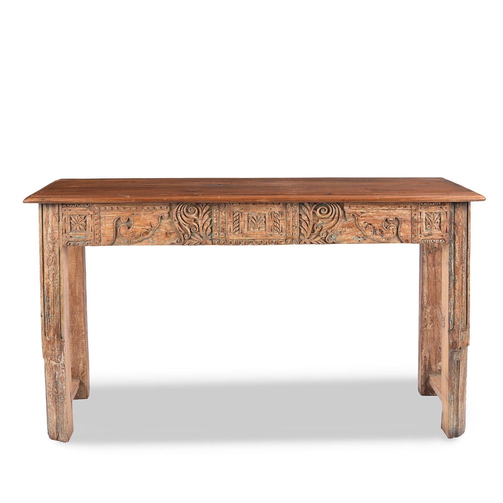 Painted Reclaimed Teak Console Table | Indigo Antiques