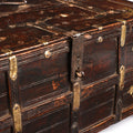 Teak Merchants Box From Rajasthan - 19th Century