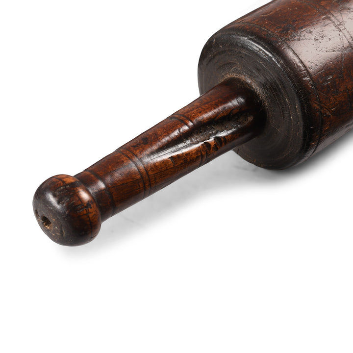 Old Teak Rolling Pin From Rajasthan  | INDIGO ANTIQUES