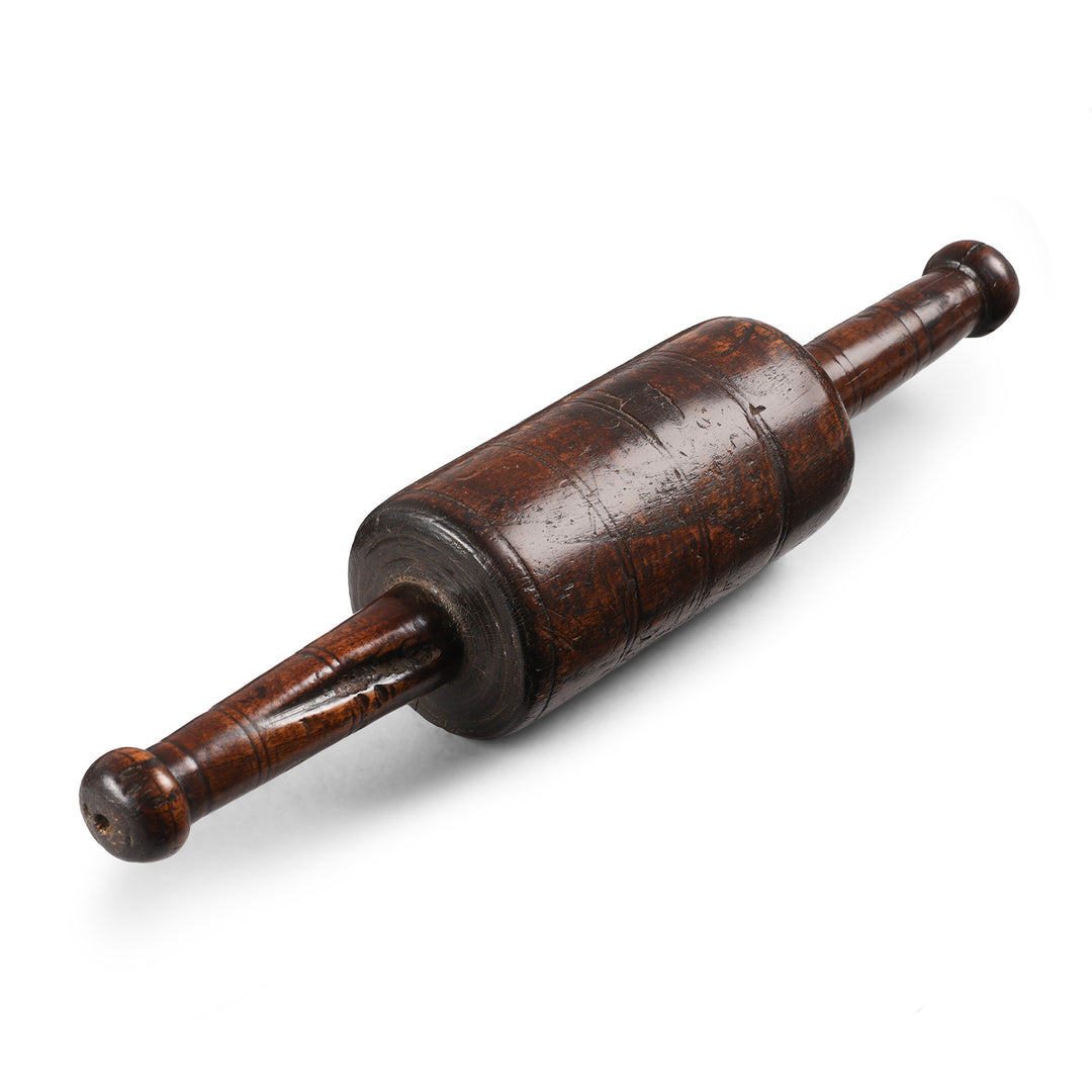 Old Teak Rolling Pin From Rajasthan  | INDIGO ANTIQUES