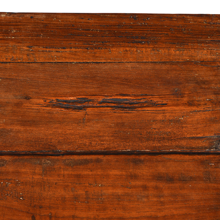 Detail From Antique Iron Bound Teak Chest From Gujarat | Indigo Antiques