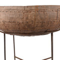Old Kadai Fire Bowl on Stand - Ca 1900 - 104cm