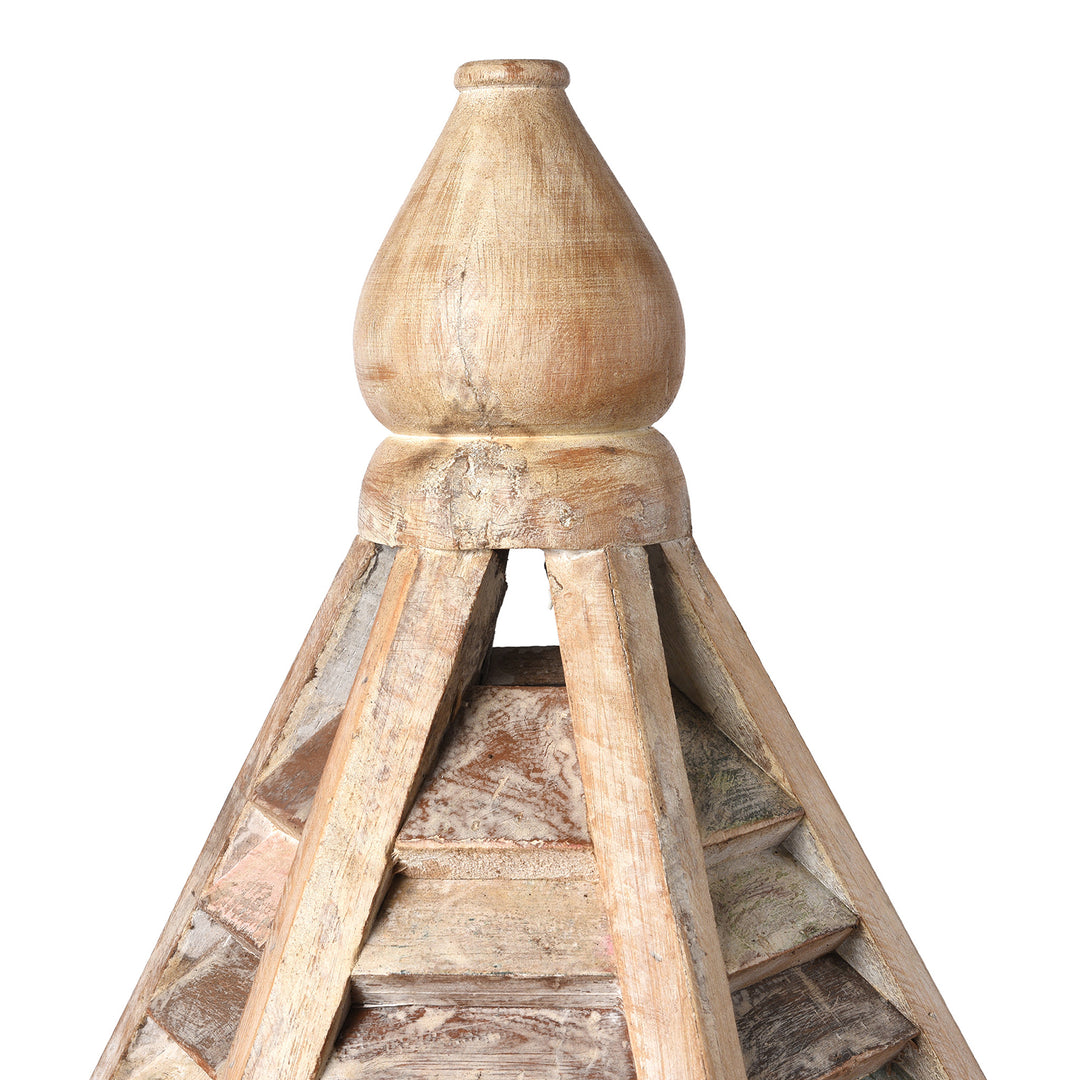 Painted Bird House Made From Reclaimed Wood | INDIGO ANTIQUES