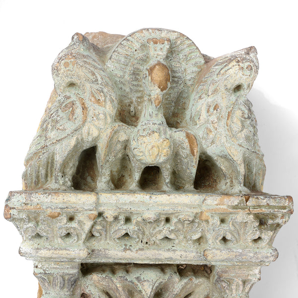 Old Stone Lamp Niche From Gujarat - 19th Century