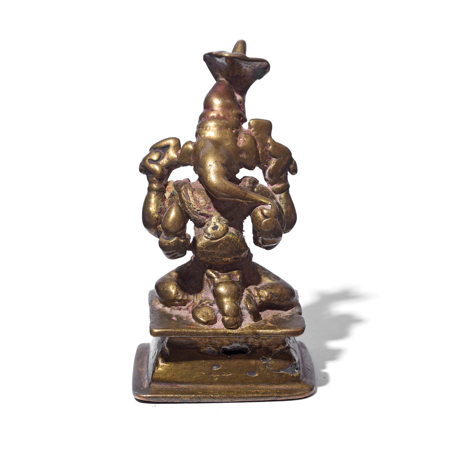 Antique Brass Statue Of Ganesh | Indigo Antiques