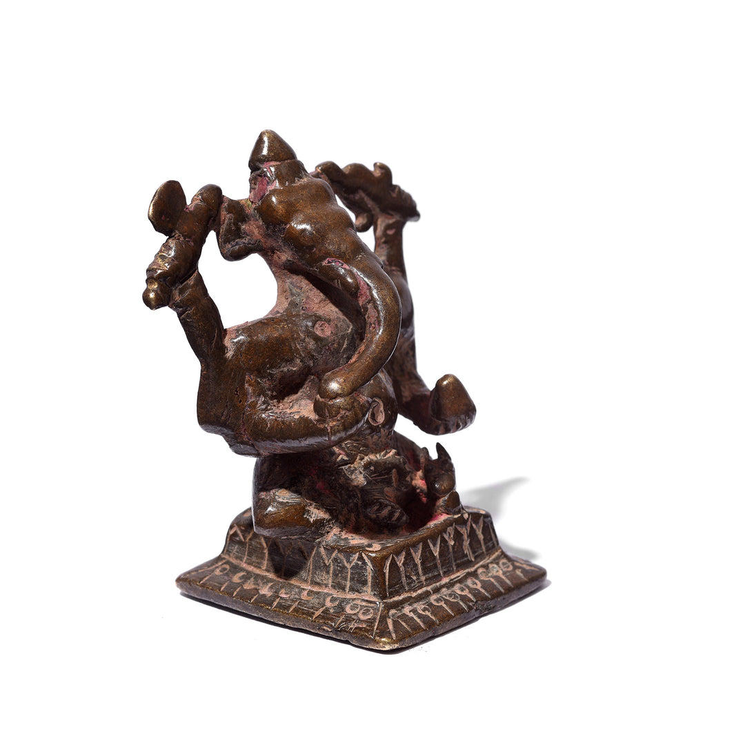 Antique Bronze Valampuri Ganesha Statue From Tamil Nadu | Indigo Antiques