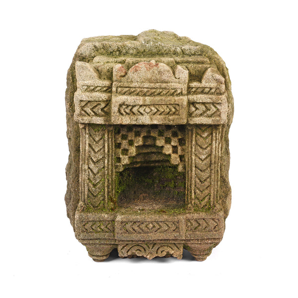 Stone Lamp Niche From Gujarat - 19th Century