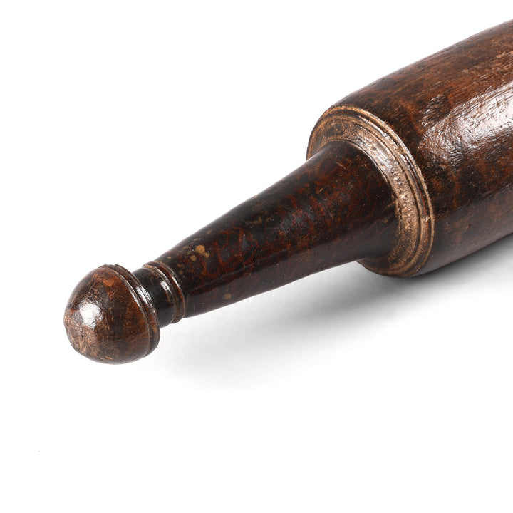 Old Indian Teak Rolling Pin From Rajasthan | Indigo Antiques