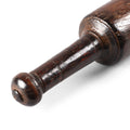 Old Indian Teak Rolling Pin From Rajasthan - Early 20th Century