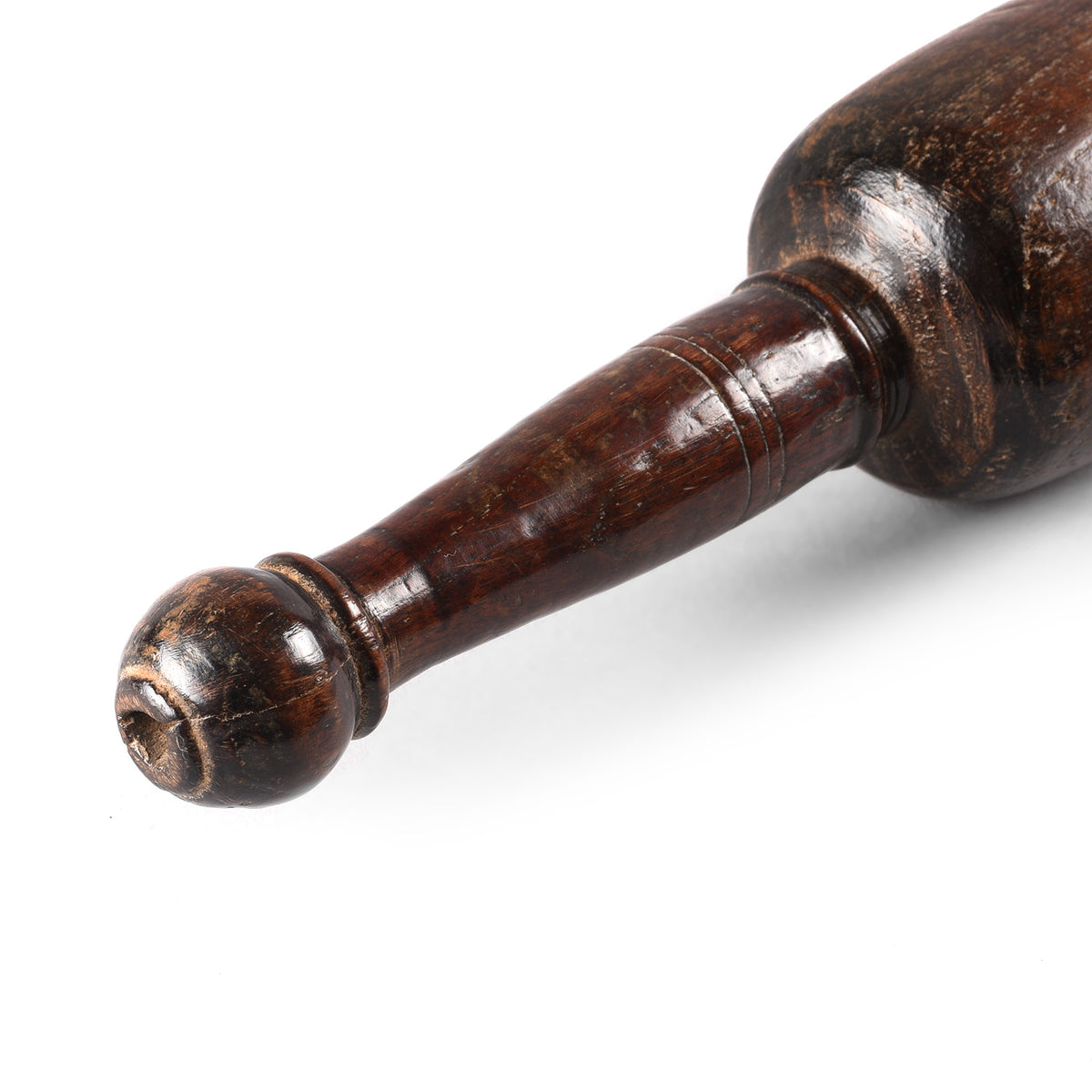 Old Indian Teak Rolling Pin From Rajasthan  | INDIGO ANTIQUES
