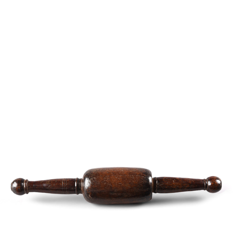 Old Indian Teak Rolling Pin From Rajasthan  | INDIGO ANTIQUES
