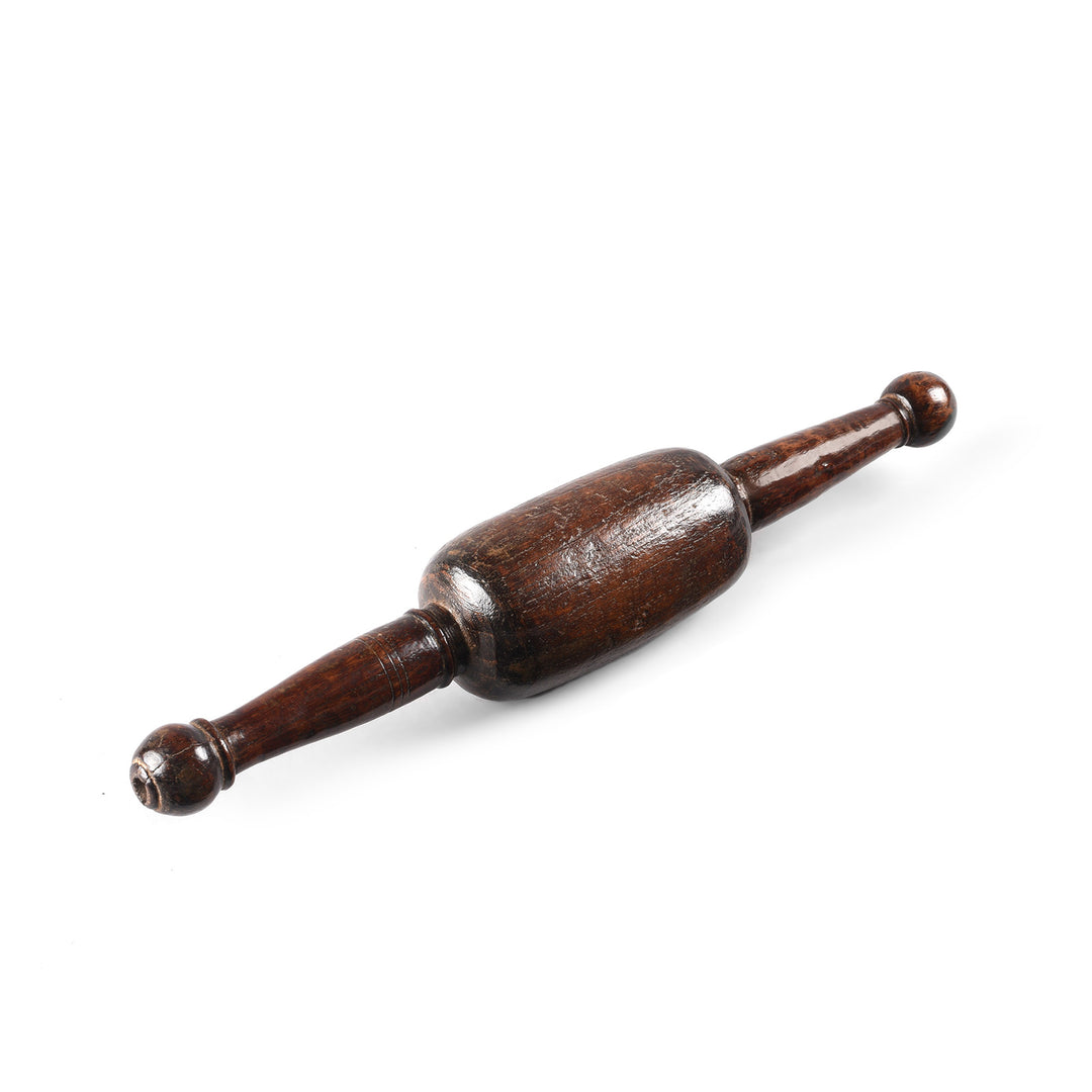 Old Indian Teak Rolling Pin From Rajasthan  | INDIGO ANTIQUES