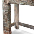 Painted Reclaimed Teak Console Table