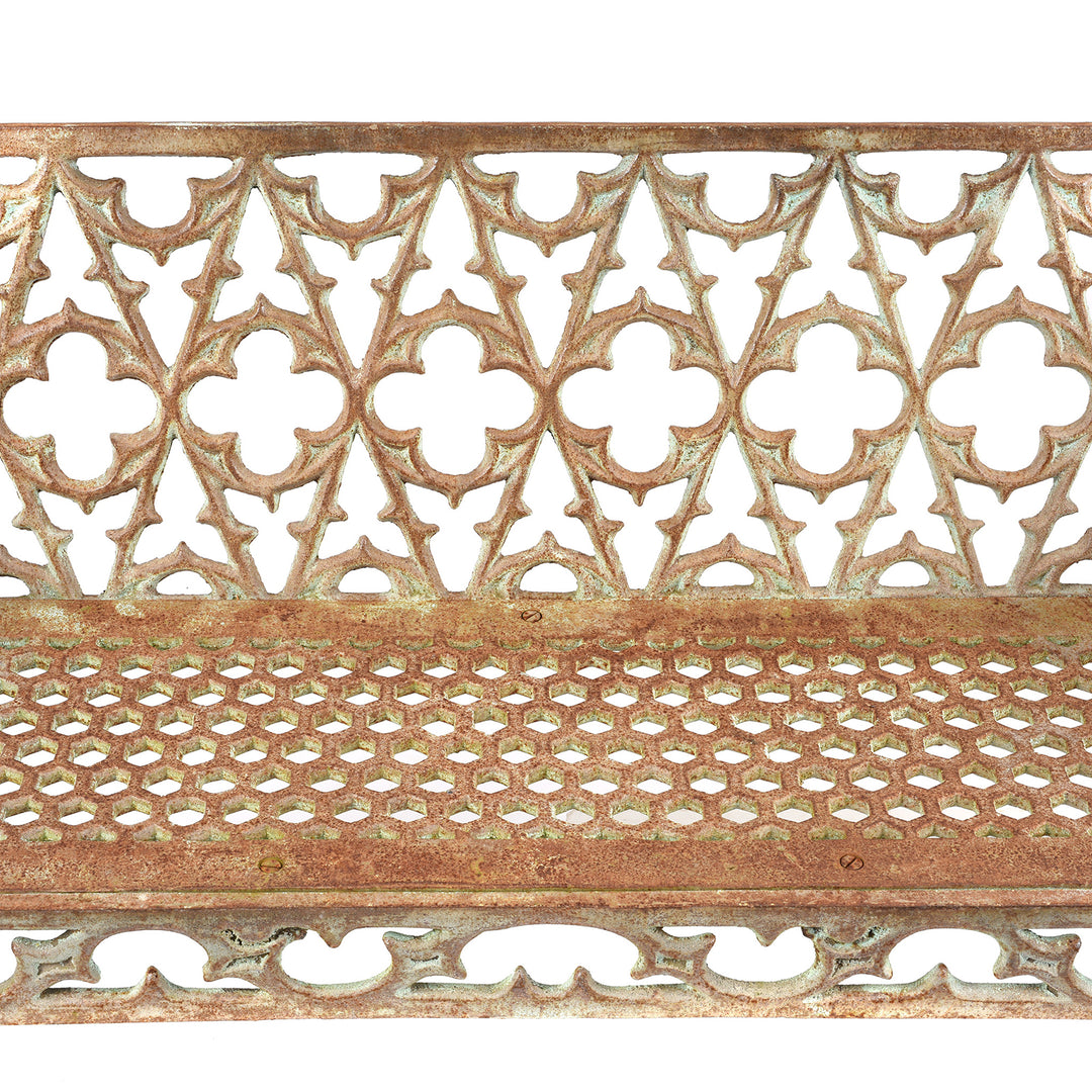 Cast Iron Gothic Style Garden Bench From India | Indigo Antiques