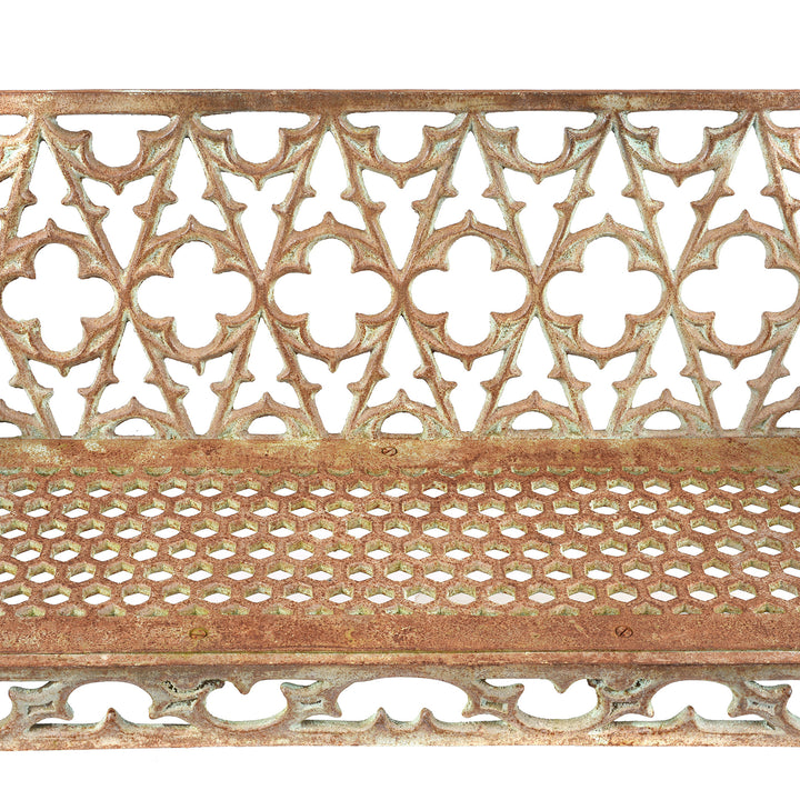 Cast Iron Gothic Style Garden Bench From India | Indigo Antiques