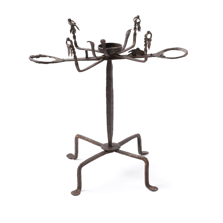 Antique Wrought Iron Opium Retort From Rajasthan - 19th Century | Indigo Antiques