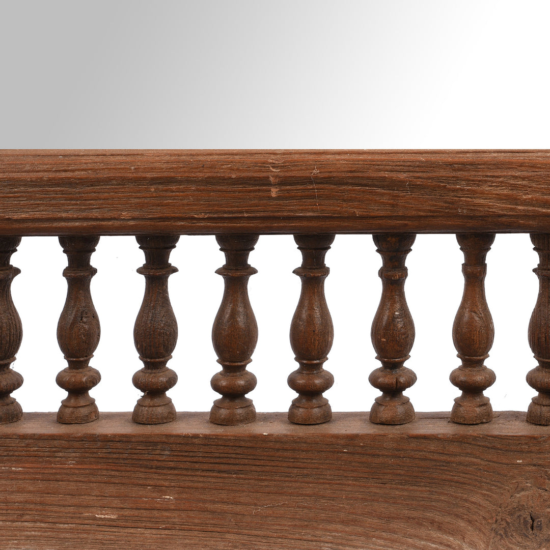 Detail From Antique Teak Window Mirror From Hyderabad - 19th Century | Indigo Antiques