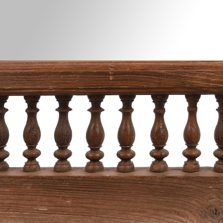 Detail From Antique Teak Window Mirror From Hyderabad - 19th Century | Indigo Antiques