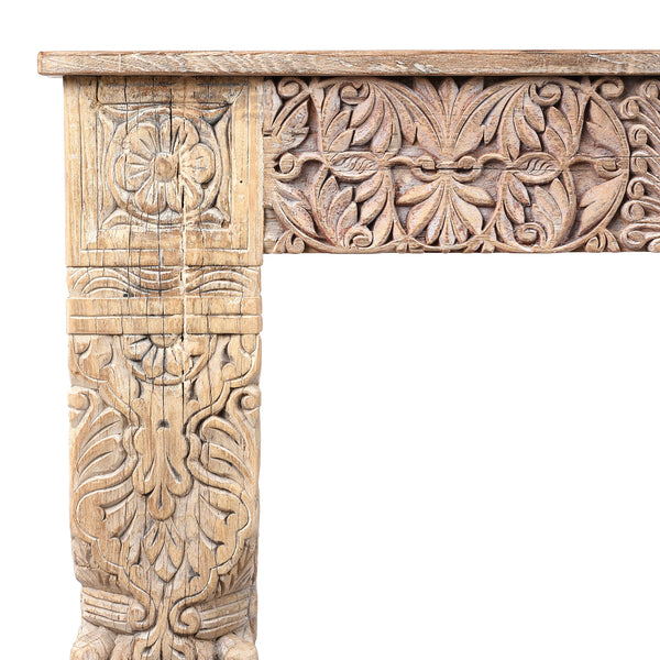 Painted Console Table Made From Reclaimed Teak