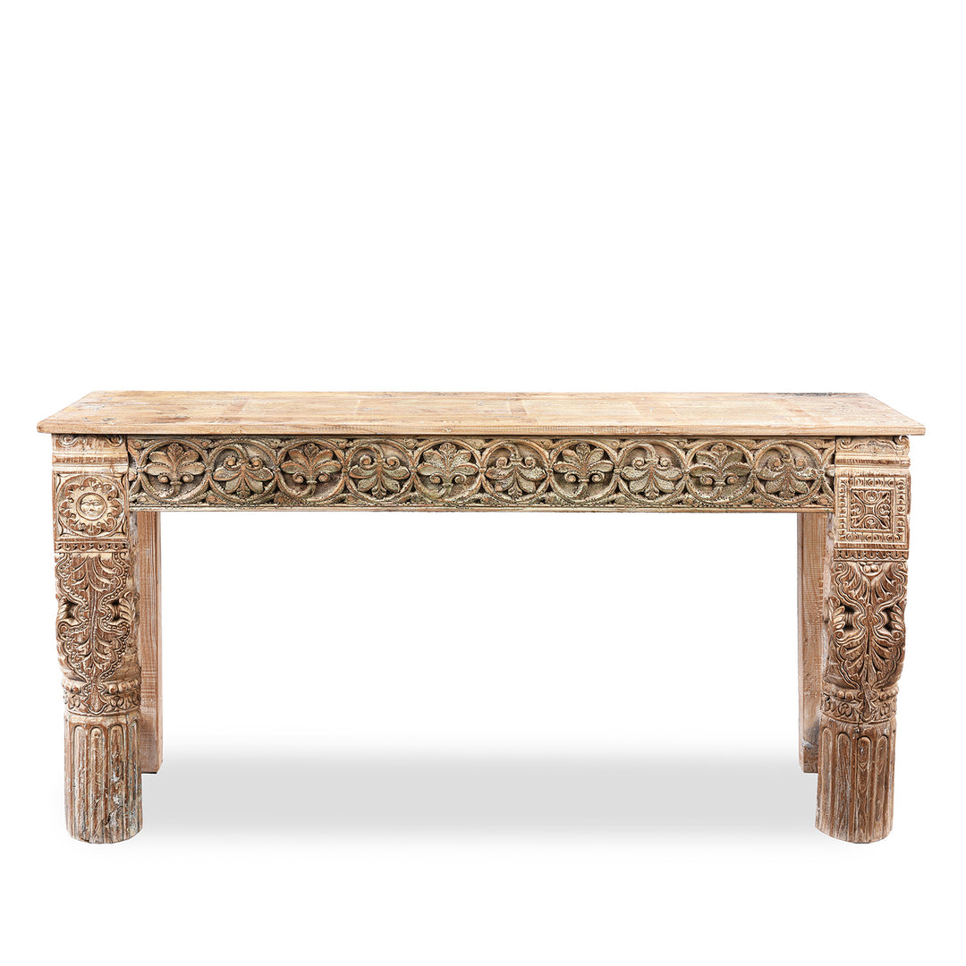 Console Table Made From Reclaimed Teak | Indigo Antiques