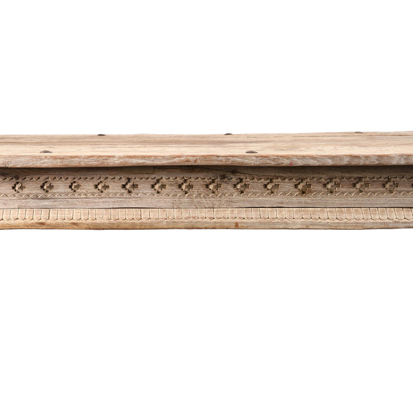 Carved Teak Takhat From Hyderabad  - 19th Century